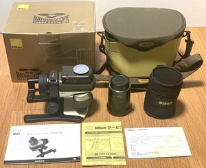 美品　Nikon ニコン 双眼実体顕微鏡 ケース付 ネイチャースコープ ファーブルフォトEX　デジタル一眼レフカメラアタッチメント NSA-L1付き