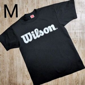 古着Wilson ウィルソン　半袖　Ｔシャツ　メンズ　ブラック