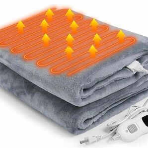 電気毛布 ブランケット 広範囲ヒーター フランネル