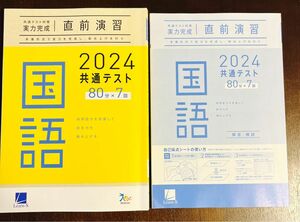 2024共通テスト対策実力完成 直前演習 国語　解答解説付 ベネッセ