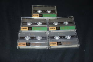 TDK raw cassette tape 5 pcs set 