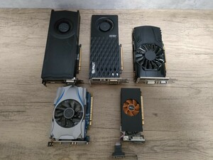 GeForce GTX780Ti/GTX670/GTX650/GTX560/GT640/Radeon R9 360/R9 260/HD6670/Fire Pro V4900/他不明6枚 【グラフィックボード15枚セット】