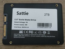 Sattie SA Green 2.5inch SATA3 Solid State Drive 2TB 【内蔵型SSD】_画像2