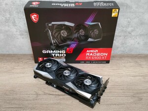 AMD MSI Radeon RX6900XT 16GB GAMING X TRIO 【グラフィックボード】