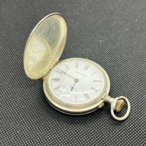 SEIKO（セイコー） TEIMEKEEPER 両蓋 懐中時計 銀ブタ 動作品アンティーク(Antique pocket watch）★同梱可 No.1129の画像3