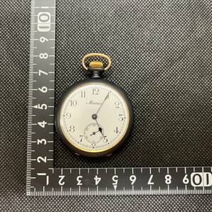 Moeris 赤胴ケースの懐中時計アンティーク(Antique pocket watch）★同梱可 No.1116の画像8