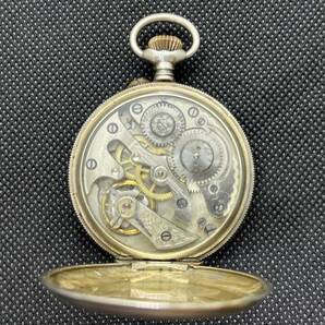 SEIKO（セイコー） TEIMEKEEPER 両蓋 懐中時計 銀ブタ 動作品アンティーク(Antique pocket watch）★同梱可 No.1129の画像7