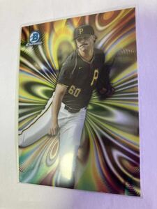 「全米ドラフト1位・prospect3位」(1円スタート)paul skenes topps bowman draft 2023 ケースヒット　SP or SSPインサート　MR-1 RC chrome