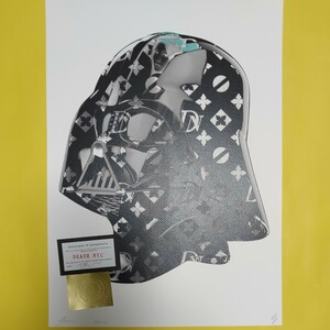 DEATH NYC 世界限定100枚 アートポスター　ダース ベイダー STAR WARS　スターウォーズ　LOUISVUITTON　ルイヴィトン　Banksy　現代アート