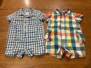 baby GAP 半袖ロンパース 3-6 month 2着まとめ売り