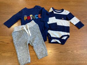 baby GAP ボディースーツ ズボン 3-6 month 3着まとめ売り