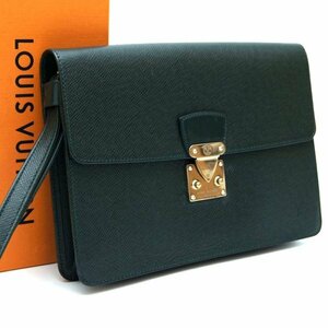 【極美品】ルイヴィトン Louis Vuitton タイガ ポシェットクラド エピセア セカンドバッグ クラッチバッグ メンズ 定価約8万 B0183