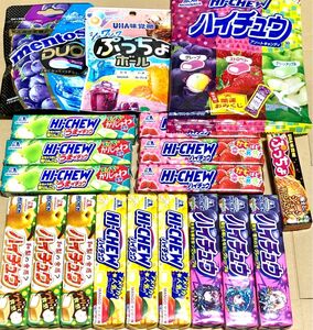 97 お得大量　19個　ぷっちょ　ハイチュウ　グレープ　梨　マンゴー　青りんご　クーポン利用　ポイント消化 お菓子詰め合わせ