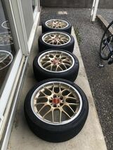  BBS RS-GT RS902A 18インチ 8.5J オフセット36 タイヤ付き_画像1