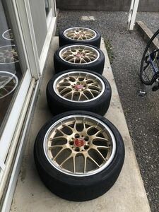  BBS RS-GT RS902A 18インチ 8.5J オフセット36 タイヤ付き