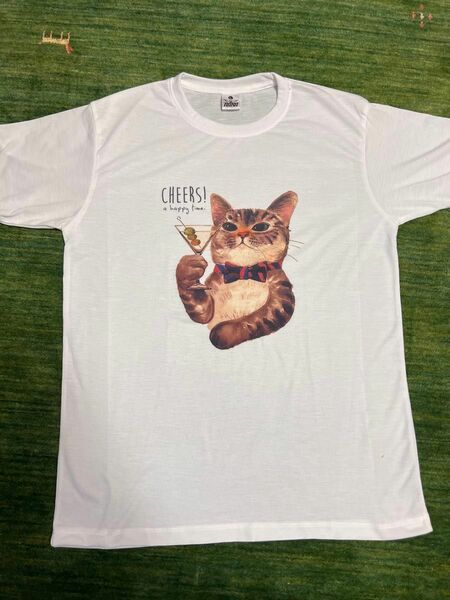 猫柄tシャツ　Mサイズ　