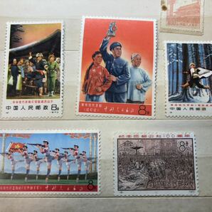 中国切手まとめ売り 文化大革命 中国人民郵政 バラ 11枚セットの画像3