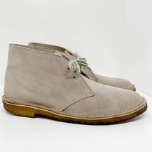 レア 美品★Clarksクラークス デザートブーツMADE IN ENGLAND サンドベージュ UK5 38 約24cm英国製イングランド ヴィンテージ レディース_画像2