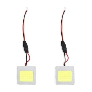 【メール便送料無料】 ミツビシ ギャラン EA1 H8～H17 ハイパワー LED ルームランプ セット 2P 面発光 COB 室内灯 ホワイト SMD 定電圧回路