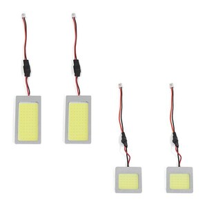 【メール便送料無料】 ニッサン エクストレイル T30 H12～H19 ハイパワー LED ルームランプ 4P 面発光 COB 室内 ホワイト SMD 定電圧