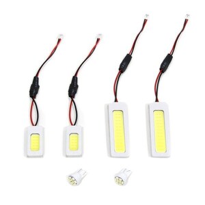 【メール便送料無料】 トヨタ クレスタ 100系 H8～H13 ハイパワー LED ルームランプ セット 6P 面発光 COB 室内灯 ホワイト SMD 定電圧回路