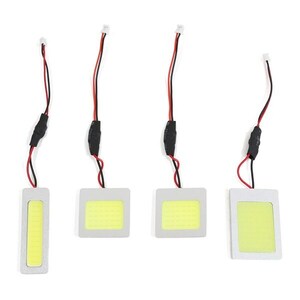 【メール便送料無料】 ニッサン プレサージュ TU31 H15.6～H21.7 ハイパワー LED ルームランプ 4P 面発光 COB 室内 ホワイト SMD 定電圧