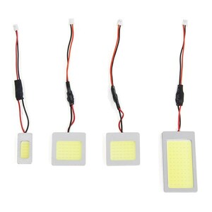 【メール便送料無料】 トヨタ ハイラックスサーフ 180系 H7～H14 ハイパワー LED ルームランプ 4P 面発光 COB 室内 ホワイト SMD 定電圧