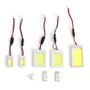 【メール便送料無料】 トヨタ マークX GRX120 H16～H21 ハイパワー LED ルームランプ セット 8P 面発光 COB 室内灯 ホワイト SMD 定電圧