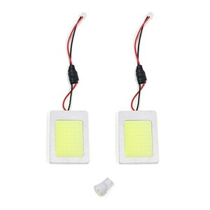 【メール便送料無料】 ホンダ S2000 AP1/2 H11～ ハイパワー LED ルームランプ セット 3P 面発光 COB 室内灯 ホワイト SMD 定電圧回路