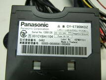 [L353] Panasonic パナソニック ETC車載器 CY-ET909KDZ アンテナ分離型 軽自動車外し_画像5