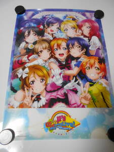 ラブライブ! μ’s　B4クリアポスター　Go→Go! LoveLive!　アニメイト購入特典