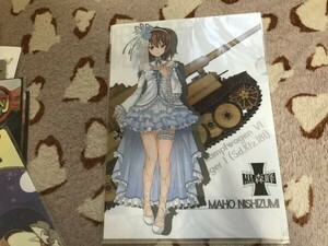 361クリアファイル　ガールズ&パンツァー 一番くじ　まほ　ウエディングドレス