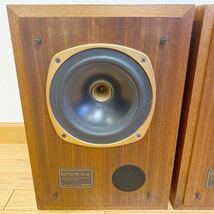 TANNOY LOMOND SY25 タンノイ ブックシェルフスピーカーペア ユニット:2008S 同軸2way ウォールナット仕上 バスレフ 動作品_画像3