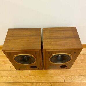 TANNOY LOMOND SY25 タンノイ ブックシェルフスピーカーペア ユニット:2008S 同軸2way ウォールナット仕上 バスレフ 動作品の画像5