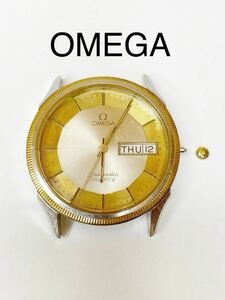 OMEGA オメガ Seamaster シーマスター ツートーンダイヤル Cal.1425 Ref.196.0246 メンズ腕時計 クオーツ ジャンク品