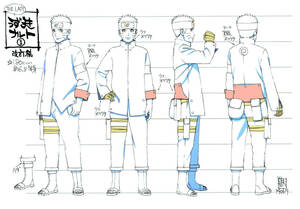 24枚 　The Last Naruto the Movie　ナルト　設定資料集　　◆検索用: セル画　アニメスタッフ用制作素材　settei　//@p3