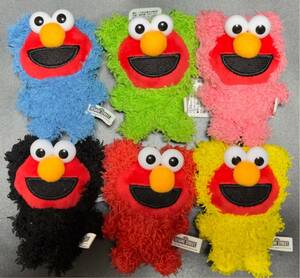 [ new goods unopened ] Sesame Street colorful bear ... mascot Elmo all 6 kind set 