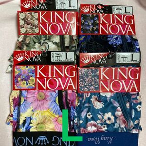 KING NOVA ボクサーパンツ　L 4枚セット 花柄