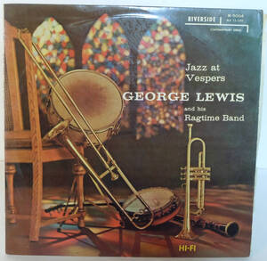 90315S 12LP★ジョージ・ルイス/GEORGE LEWIS...JAZZ AT VESPERS★R-5004 