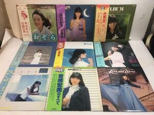 40309S 帯付12inch LP★岩崎宏美 ９点セット★あおぞら/パンドラの小箱/ALBUM/album Ⅱ/WISH/'82 岩崎宏美リサイタル/私・的・空・間/他