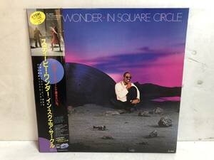 40325S 美盤 帯付12inch LP★スティービー・ワンダー/STEVIE WONDER/IN SQUARE CIRCLE★VIL-28001