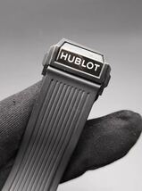 中古美品 ウブロ HUBLOT ビッグバン ウニコ ブラックマジック 411.CI.1170.RX クロノグラフ セラミック チタン 自動巻き メンズ 腕時計_画像9