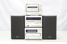 ONKYO オンキョー D-032AX CHR-185X MD-185X D-032AX K-185X ミニコンポ カセットデッキセット(T2484)_画像1