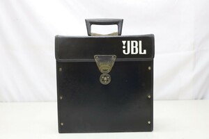 JBL LP レコードケース 革製バッグ レザー製(D2728)