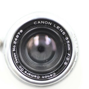 Canon キヤノン WIDE-ANGLE CANON LENS 35mm f:2.8 カメラレンズ ケース付（B2686）の画像3