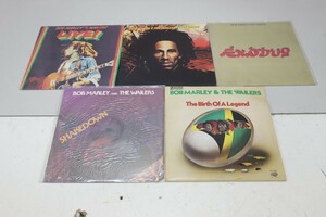 BOB MARLEY AND THE WAILERS/ボブ・マーリー LPレコード 5枚 SHAKEDOWN/LIVE!/NATTY DREAD/EXODUS/The Birth Of A Legend(A2737)