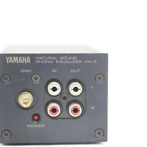 YAMAHA/ヤマハ HA-5 フォノイコライザー (D2744)の画像3