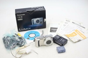 Panasonic LUMIX DMC-TZ5 パナソニック ルミックス デジタルカメラ デジカメ シルバー色(B2786)