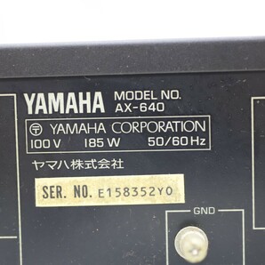 YAMAHA ヤマハ AX-640 プリメインアンプ(D2797)の画像6