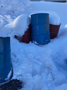 ドラム缶　1本　200リッター 取りに来てくれる方お願いします。北海道道北から